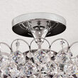 Plafoniera moderna cristal alama crom 4xE14/40W, Kristall Klassisch DLU 2410/4/40 Chrom Orion